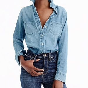 J. Crew Everyday fit chambray button-down